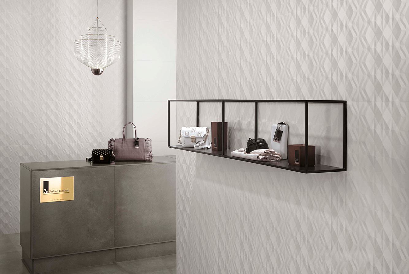 Плитка для стен 3D WALL DESIGN KITE WHITE MATT 50x110 см
