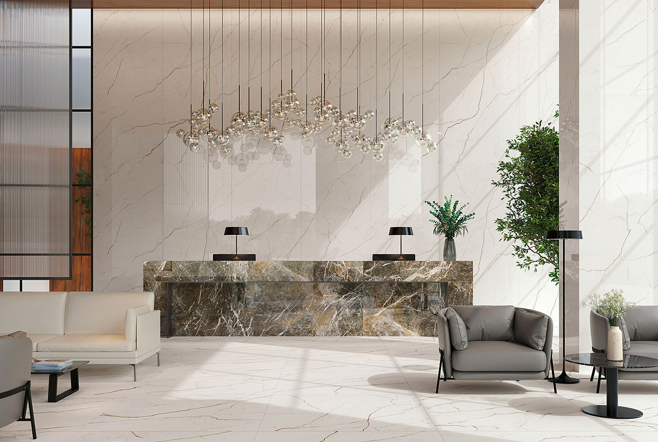 FORTE DEI MARMI QUARK / SAHARA BLANC / BRECCIA DI CARAVAGGIO